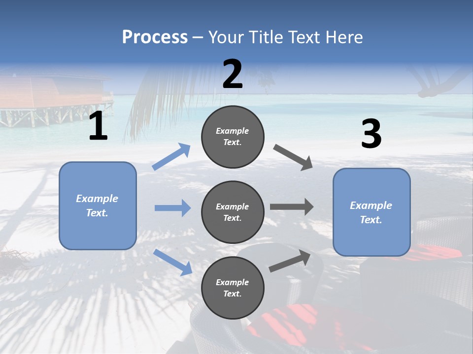 Urlaub Tisch Natur PowerPoint Template