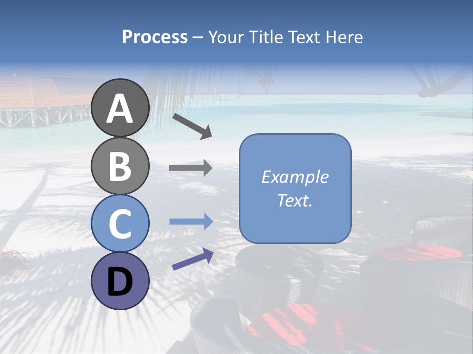 Urlaub Tisch Natur PowerPoint Template