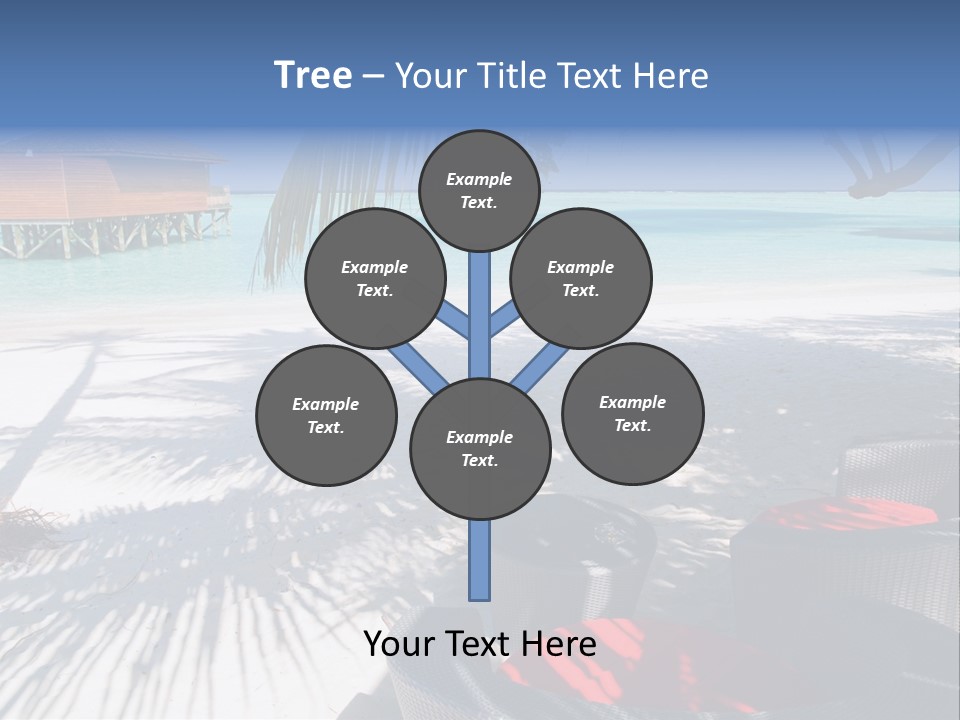 Urlaub Tisch Natur PowerPoint Template