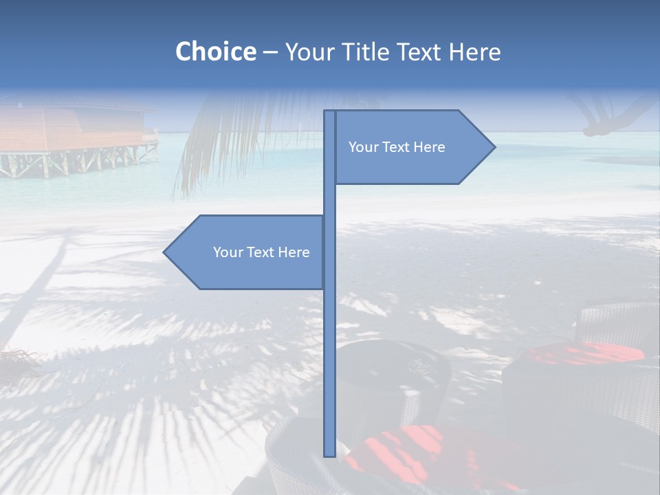 Urlaub Tisch Natur PowerPoint Template