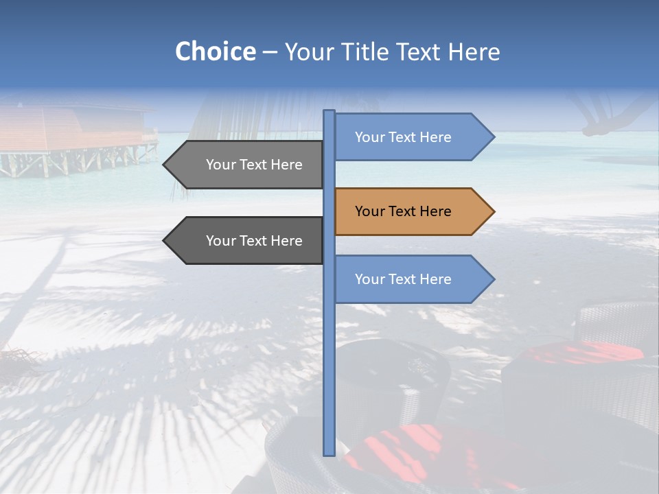 Urlaub Tisch Natur PowerPoint Template