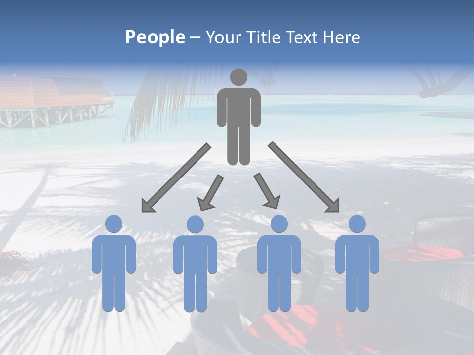 Urlaub Tisch Natur PowerPoint Template