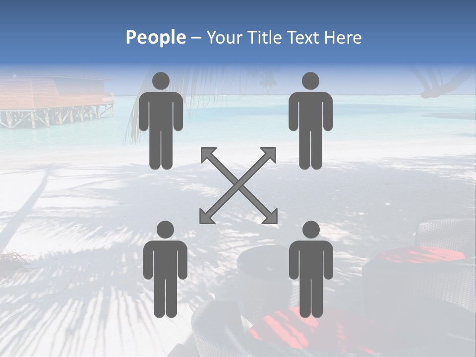 Urlaub Tisch Natur PowerPoint Template