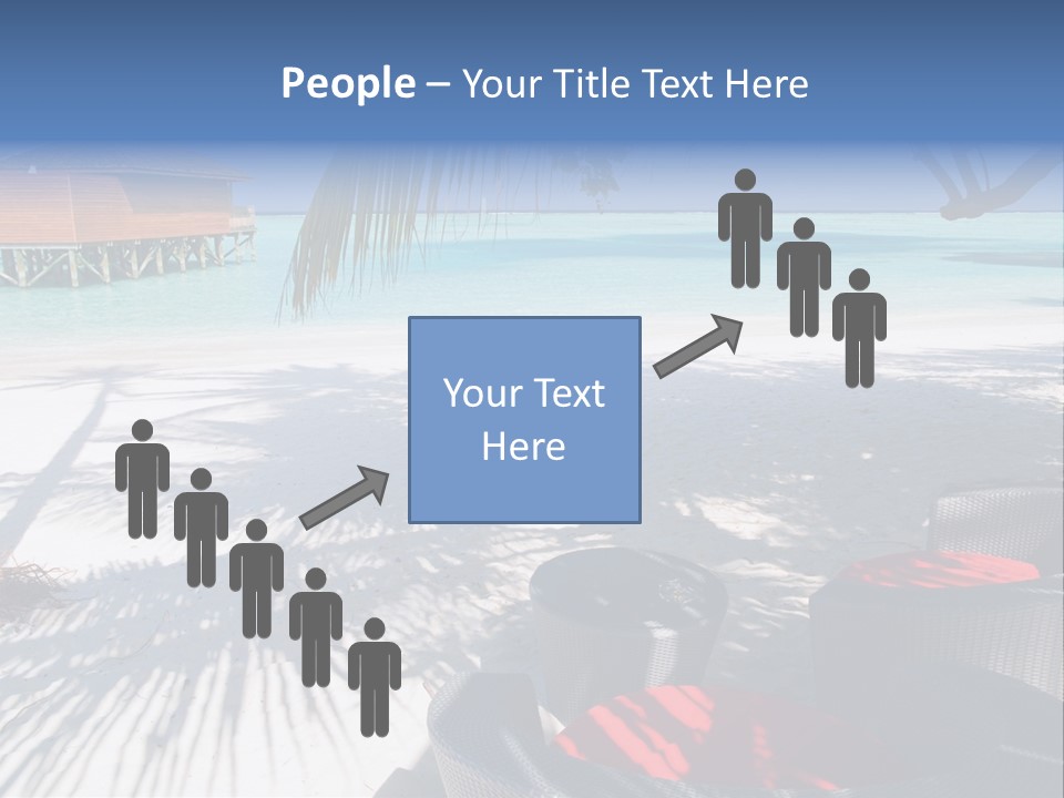 Urlaub Tisch Natur PowerPoint Template