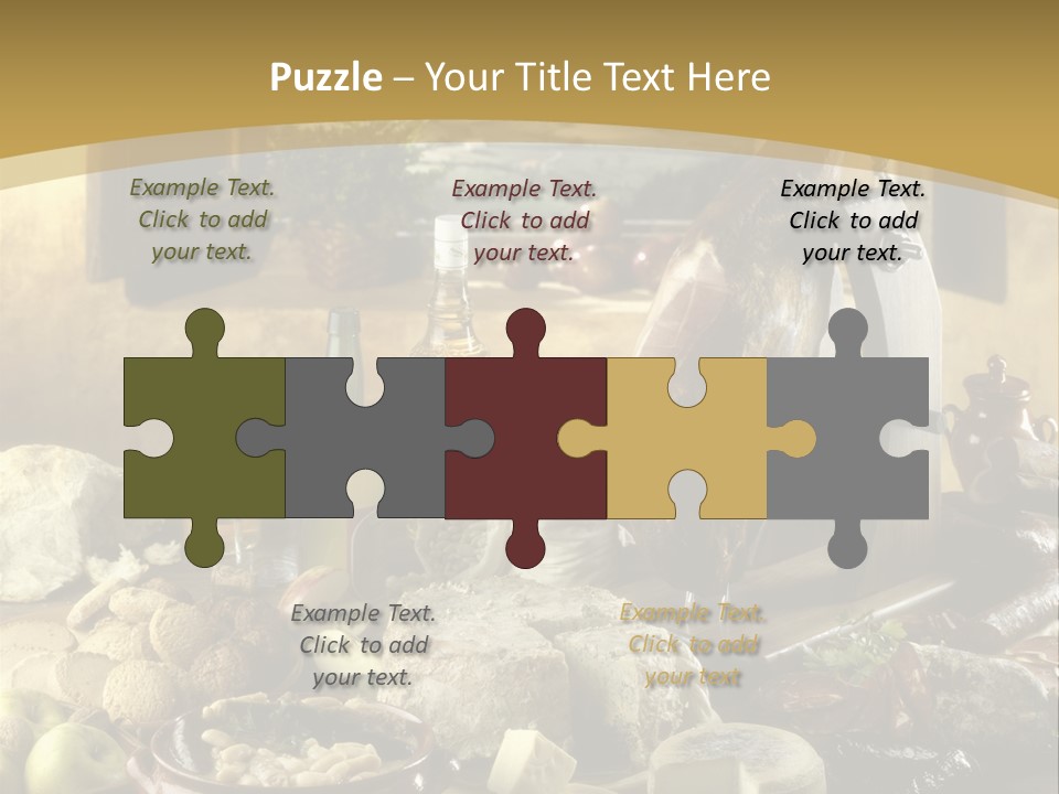 Lac Paisaje Asturiano Fabada PowerPoint Template