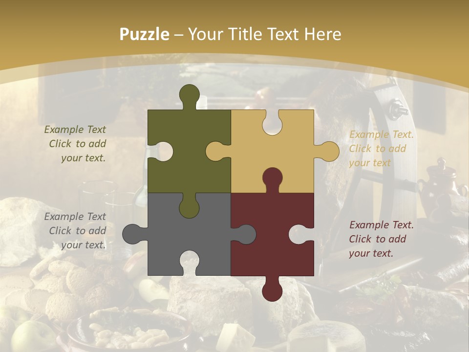 Lac Paisaje Asturiano Fabada PowerPoint Template