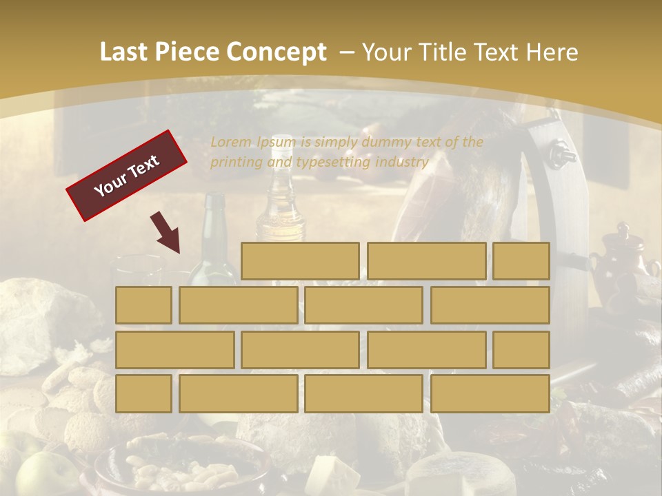 Lac Paisaje Asturiano Fabada PowerPoint Template