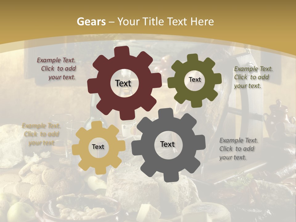 Lac Paisaje Asturiano Fabada PowerPoint Template