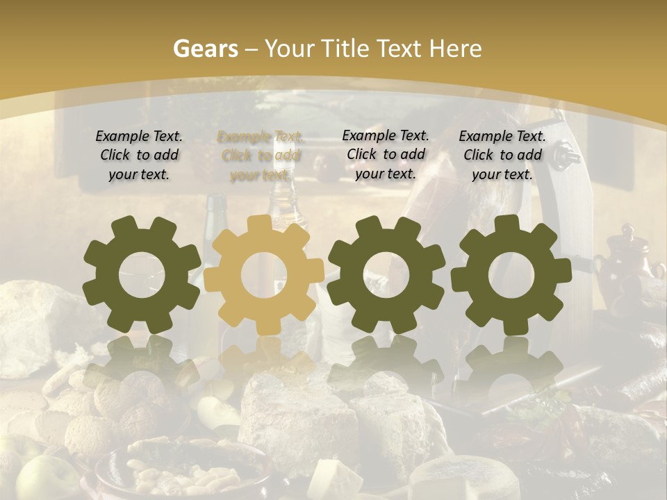 Lac Paisaje Asturiano Fabada PowerPoint Template