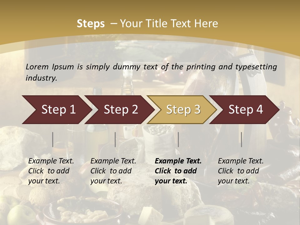 Lac Paisaje Asturiano Fabada PowerPoint Template