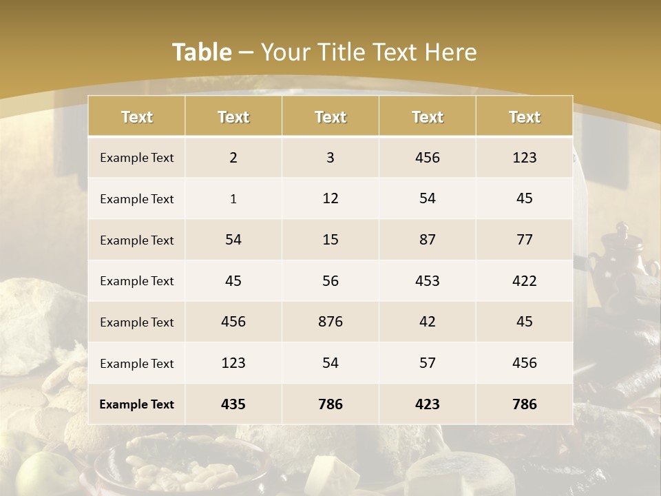 Lac Paisaje Asturiano Fabada PowerPoint Template