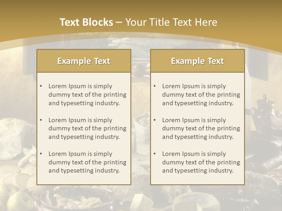 Lac Paisaje Asturiano Fabada PowerPoint Template