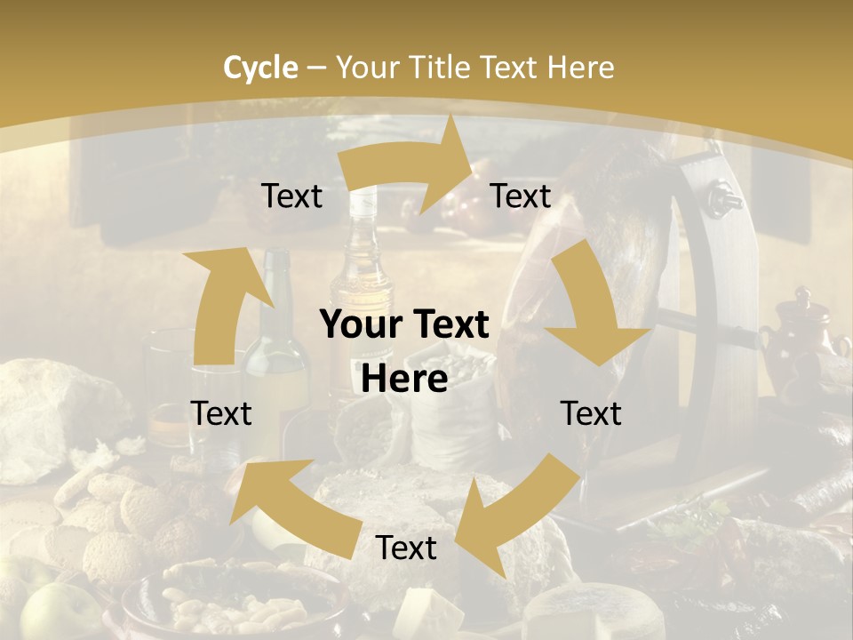 Lac Paisaje Asturiano Fabada PowerPoint Template