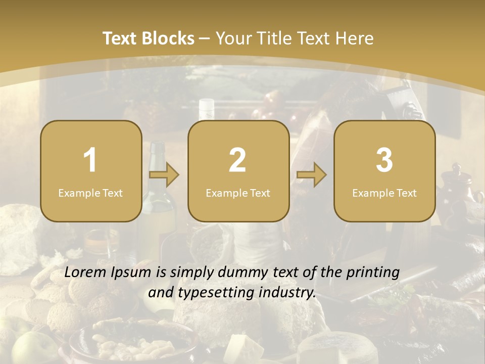 Lac Paisaje Asturiano Fabada PowerPoint Template