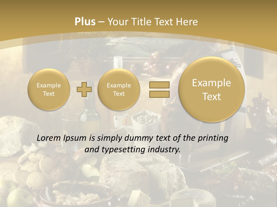 Lac Paisaje Asturiano Fabada PowerPoint Template