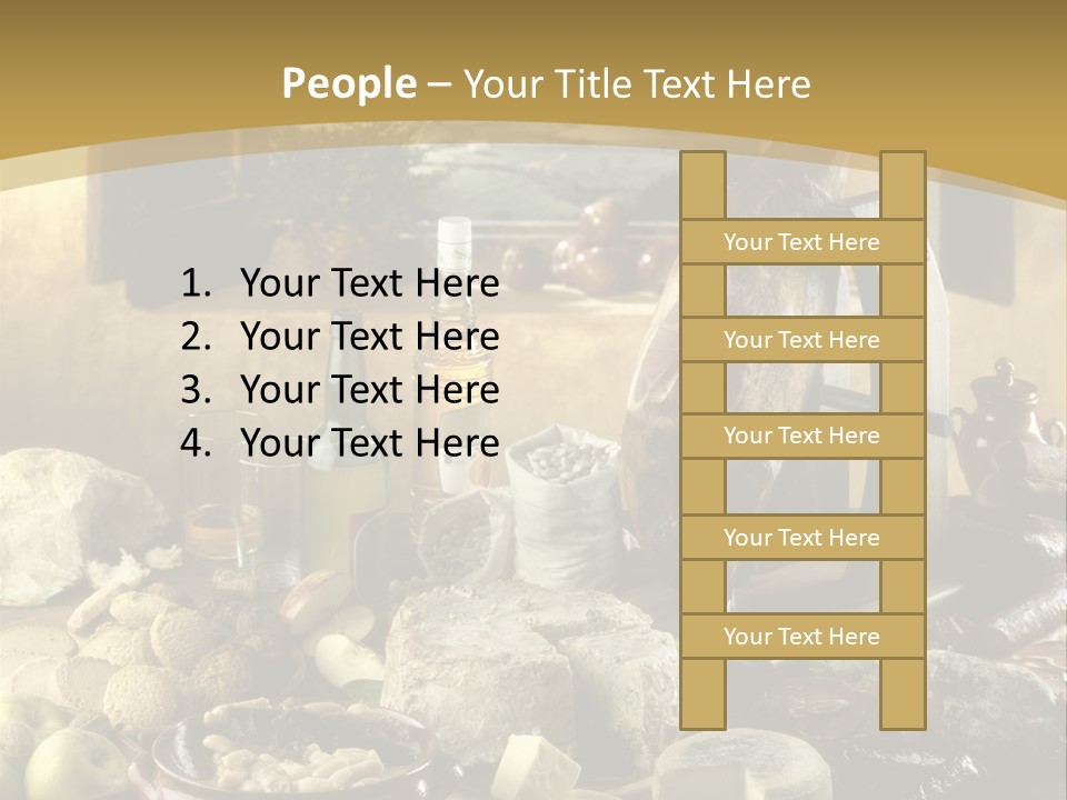 Lac Paisaje Asturiano Fabada PowerPoint Template