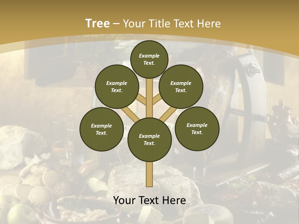 Lac Paisaje Asturiano Fabada PowerPoint Template