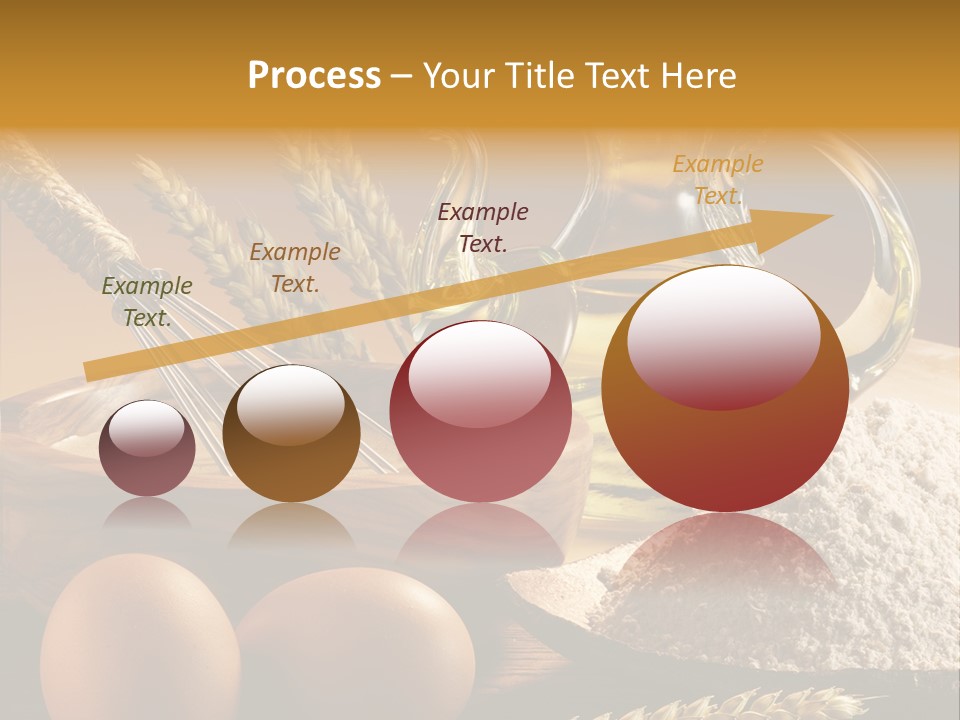 Ingredientes De Pasteler Aceite Harina PowerPoint Template