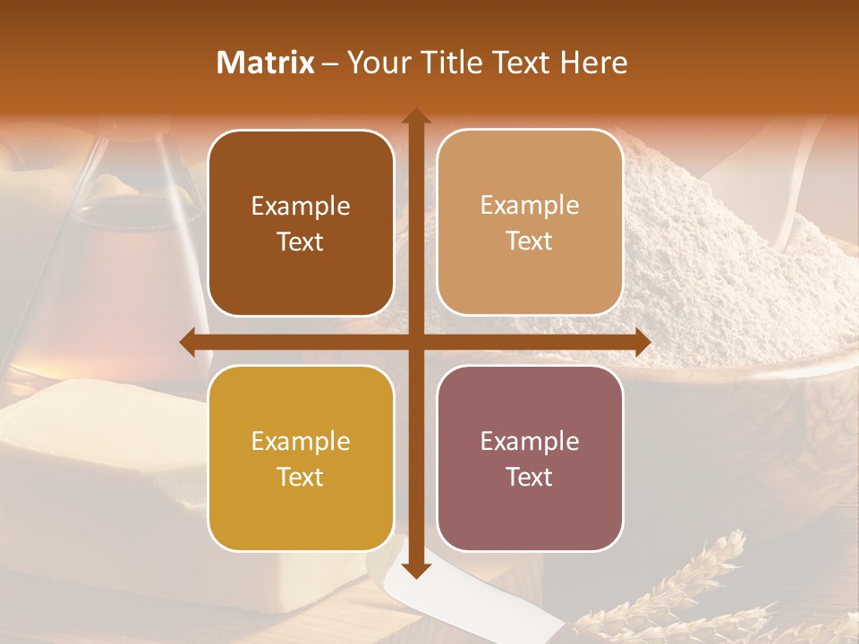 Pastel De Manzana Aceite Manzanas PowerPoint Template