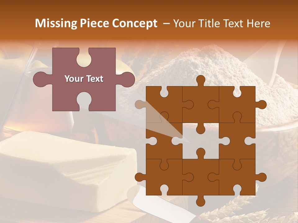 Pastel De Manzana Aceite Manzanas PowerPoint Template