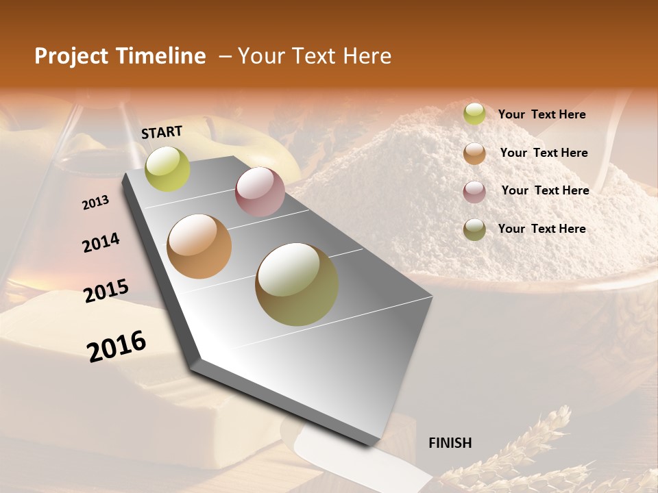 Pastel De Manzana Aceite Manzanas PowerPoint Template