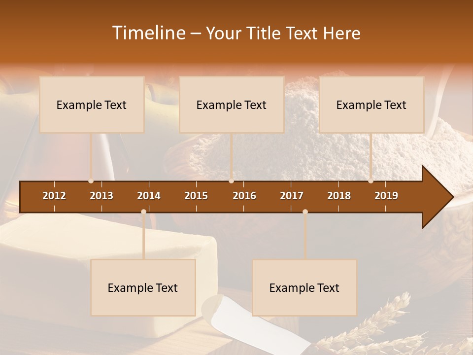 Pastel De Manzana Aceite Manzanas PowerPoint Template
