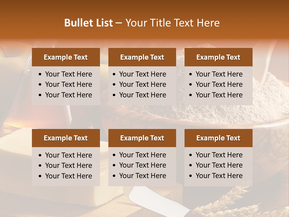 Pastel De Manzana Aceite Manzanas PowerPoint Template