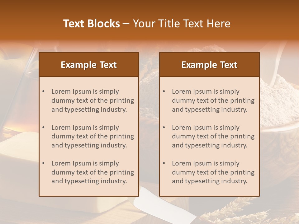 Pastel De Manzana Aceite Manzanas PowerPoint Template