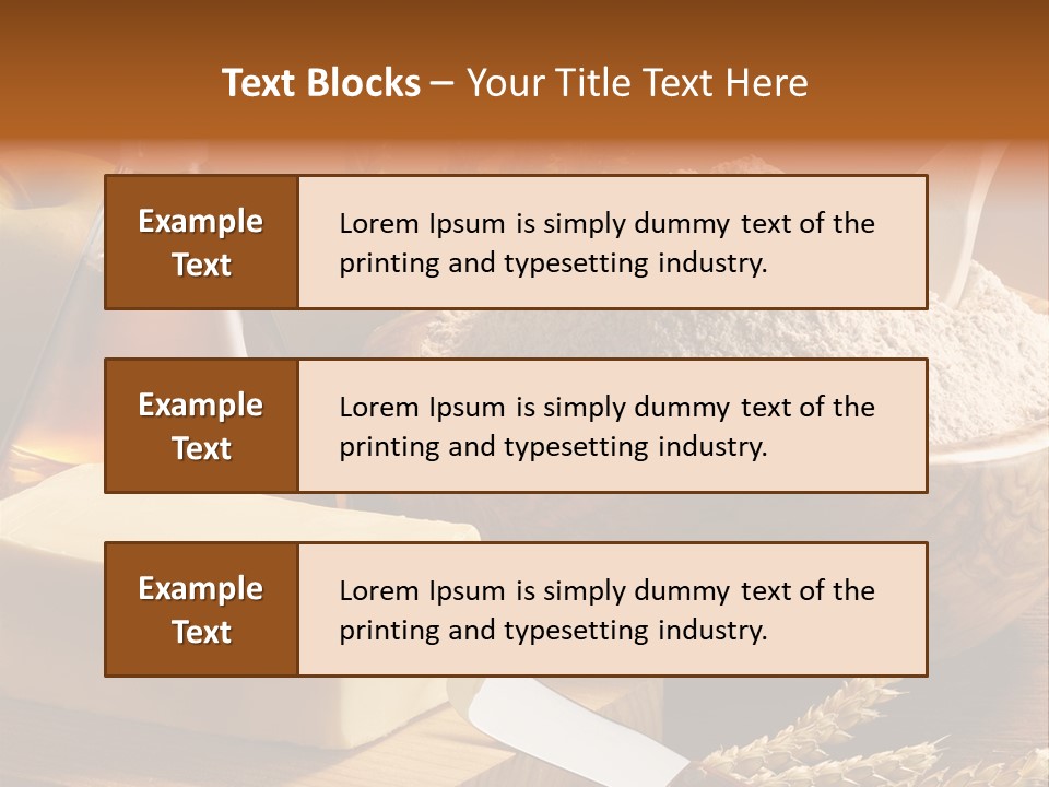 Pastel De Manzana Aceite Manzanas PowerPoint Template