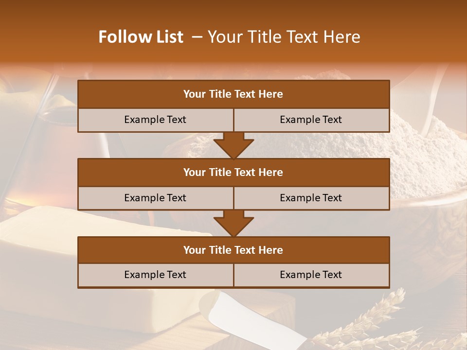 Pastel De Manzana Aceite Manzanas PowerPoint Template