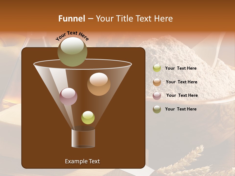 Pastel De Manzana Aceite Manzanas PowerPoint Template