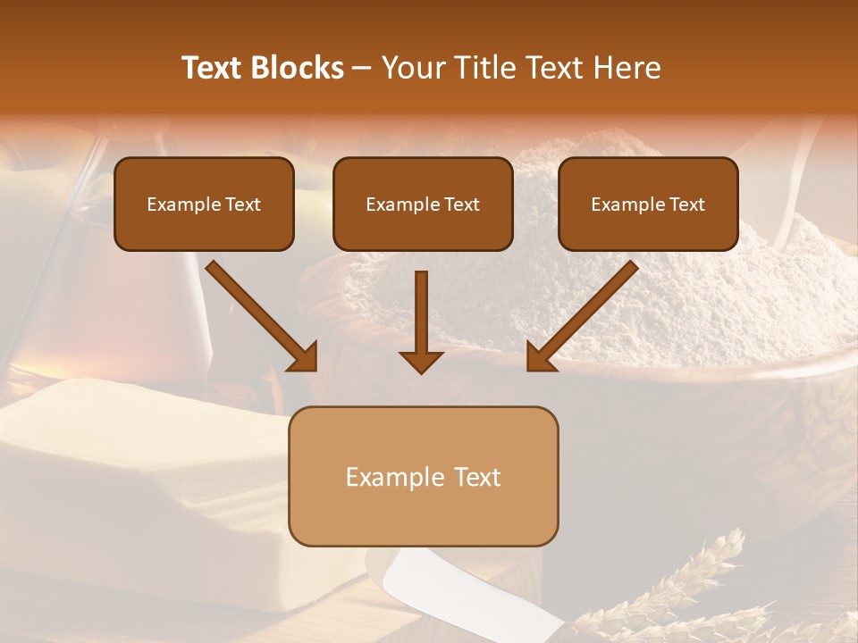 Pastel De Manzana Aceite Manzanas PowerPoint Template
