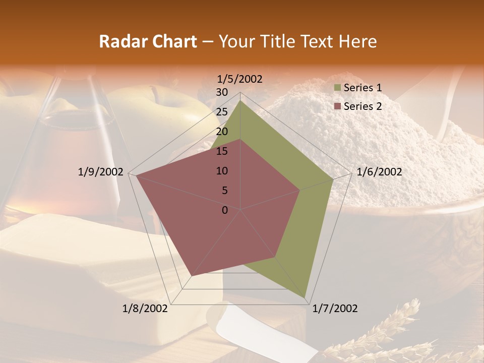 Pastel De Manzana Aceite Manzanas PowerPoint Template