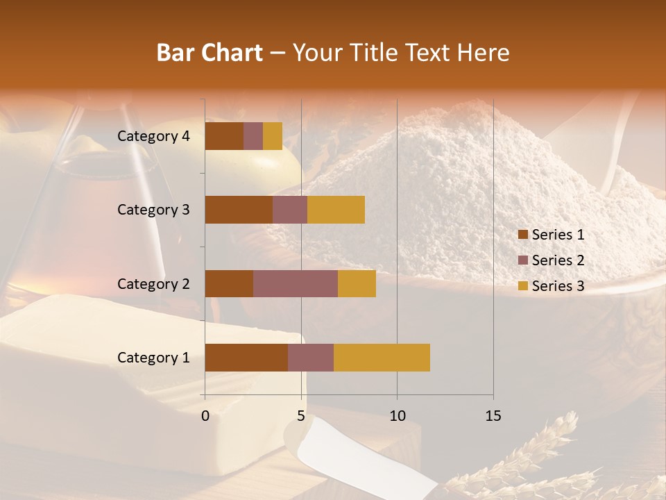 Pastel De Manzana Aceite Manzanas PowerPoint Template