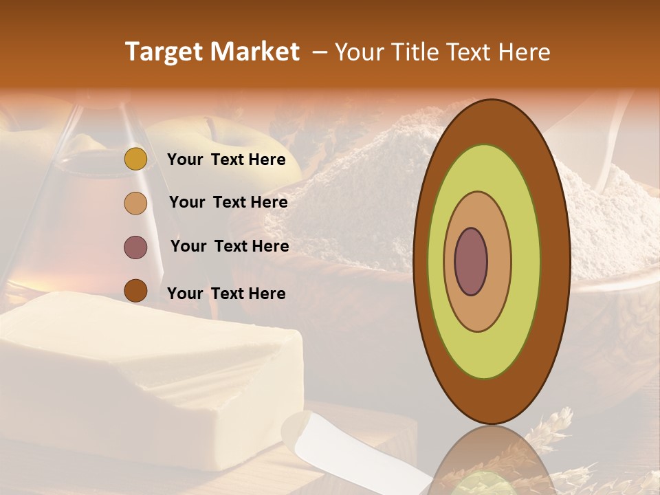 Pastel De Manzana Aceite Manzanas PowerPoint Template