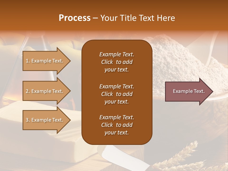 Pastel De Manzana Aceite Manzanas PowerPoint Template