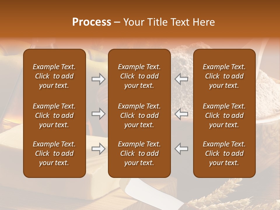 Pastel De Manzana Aceite Manzanas PowerPoint Template
