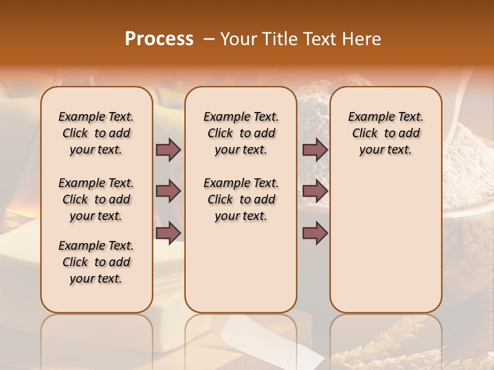 Pastel De Manzana Aceite Manzanas PowerPoint Template