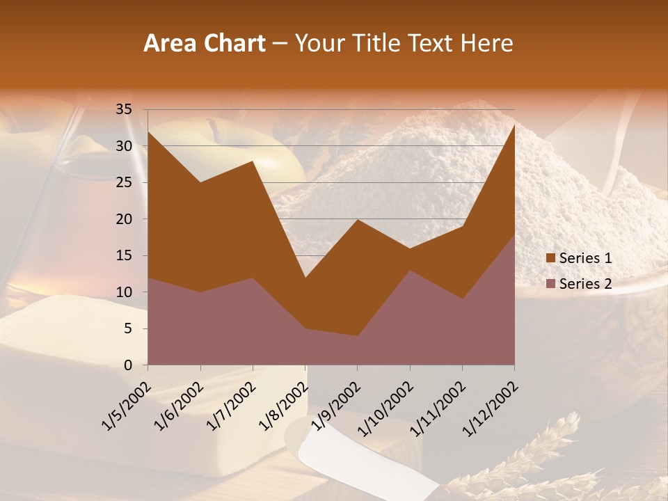 Pastel De Manzana Aceite Manzanas PowerPoint Template