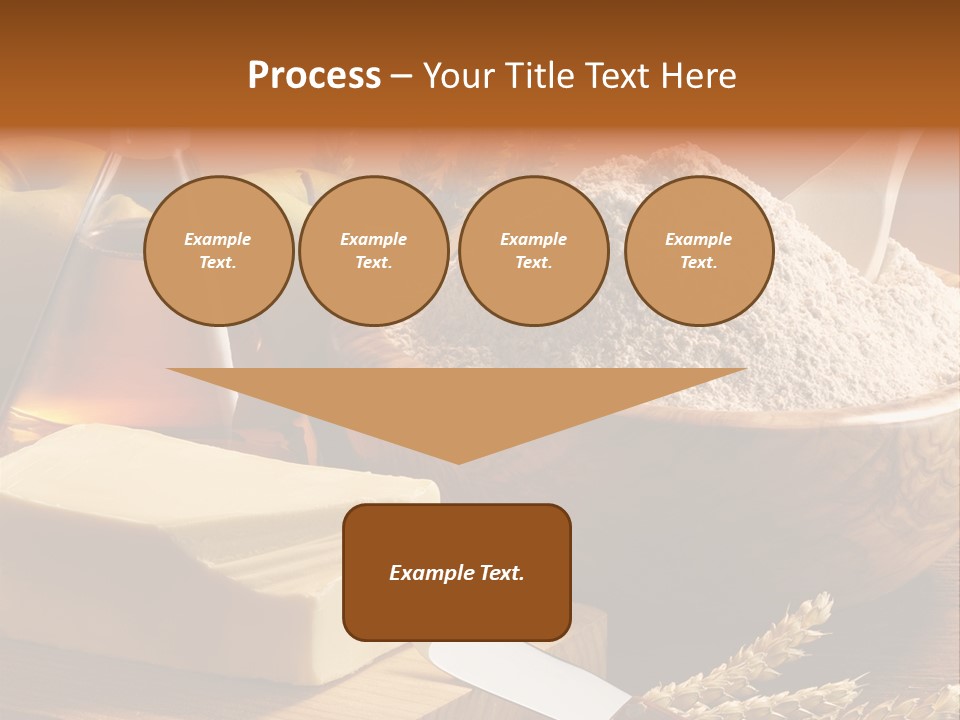 Pastel De Manzana Aceite Manzanas PowerPoint Template