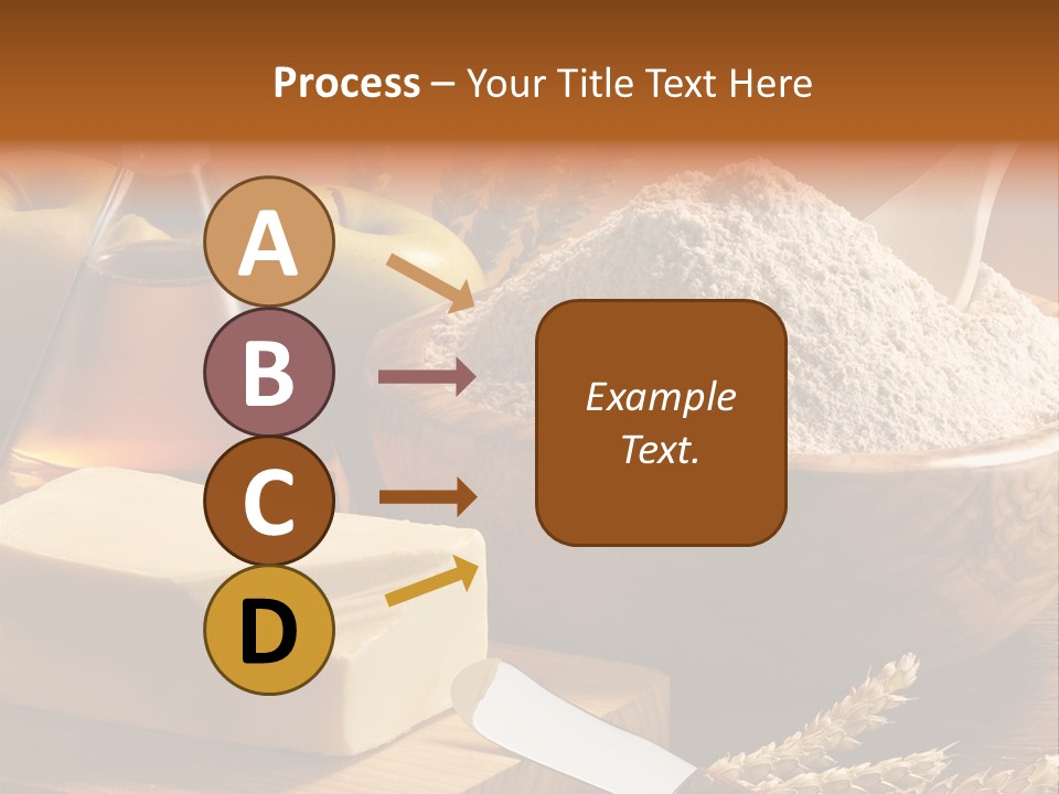 Pastel De Manzana Aceite Manzanas PowerPoint Template