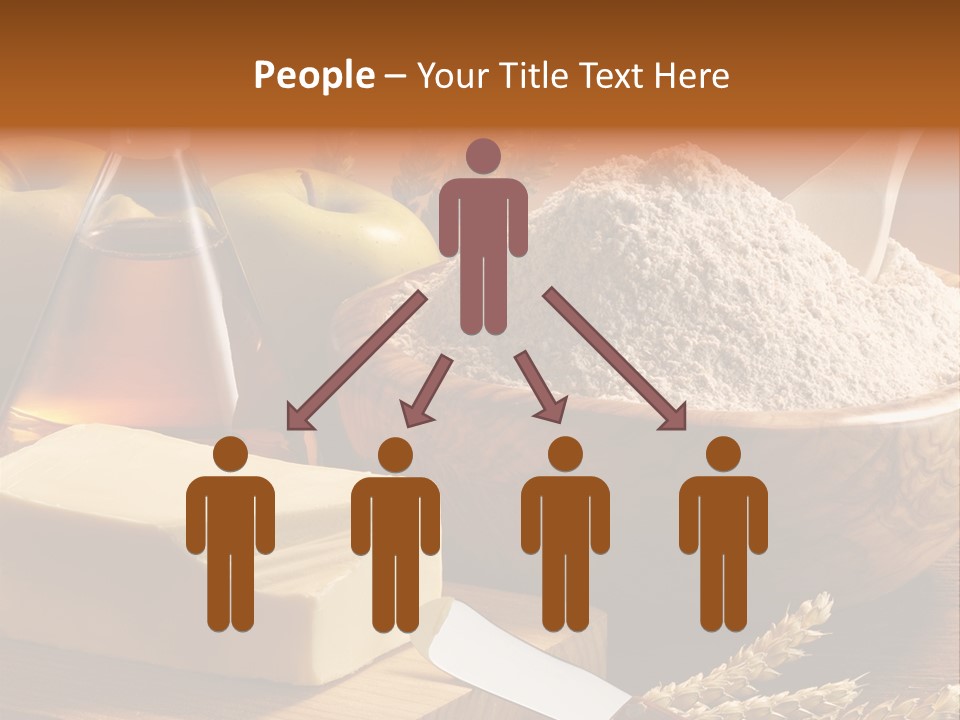 Pastel De Manzana Aceite Manzanas PowerPoint Template