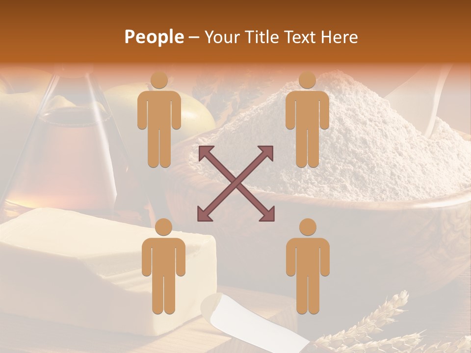 Pastel De Manzana Aceite Manzanas PowerPoint Template