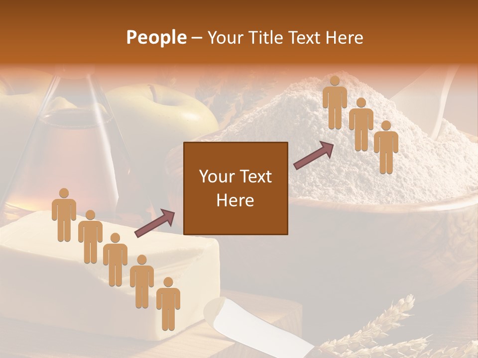 Pastel De Manzana Aceite Manzanas PowerPoint Template