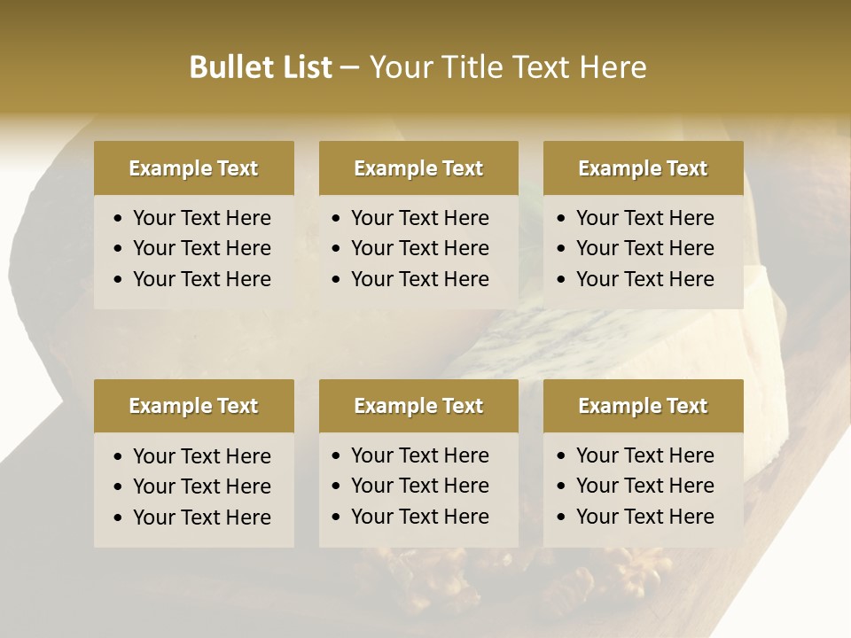Frutos Secas Albahaca PowerPoint Template