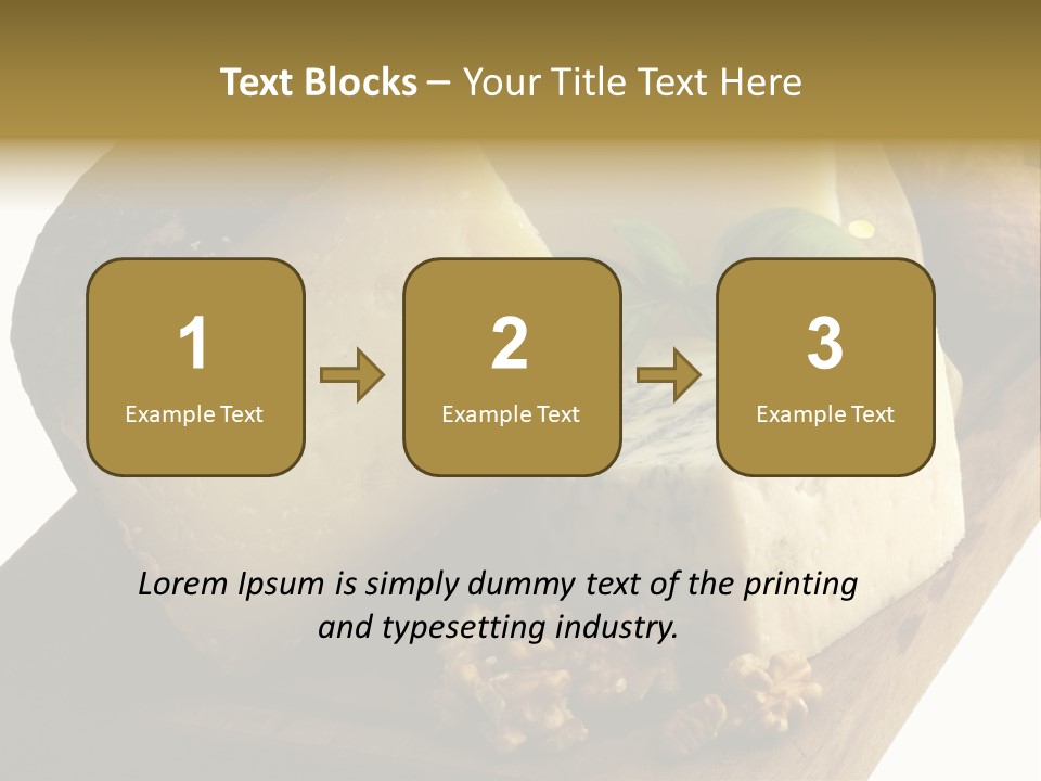 Frutos Secas Albahaca PowerPoint Template