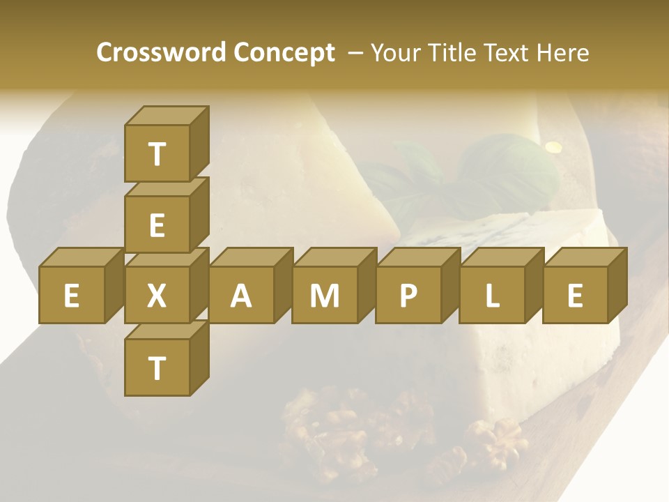 Frutos Secas Albahaca PowerPoint Template