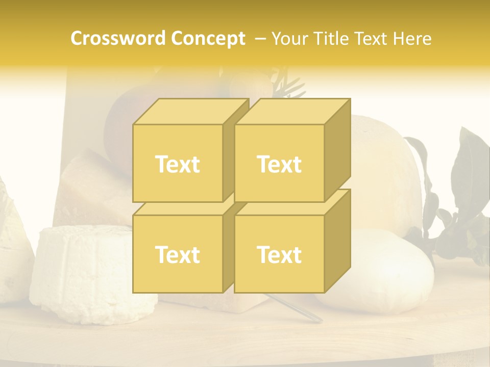 Grana Gorgonzola Pera PowerPoint Template