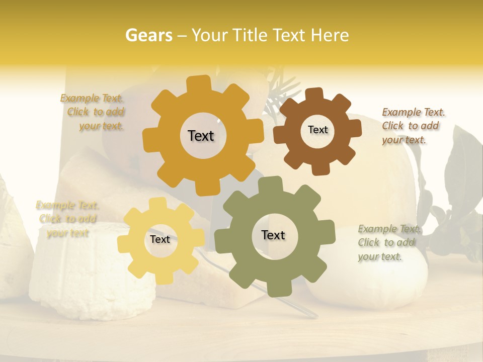 Grana Gorgonzola Pera PowerPoint Template