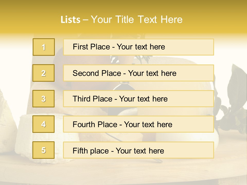 Grana Gorgonzola Pera PowerPoint Template